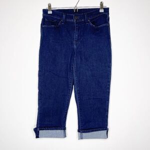 LEVI'S Dark Wash Cropped Jeans 